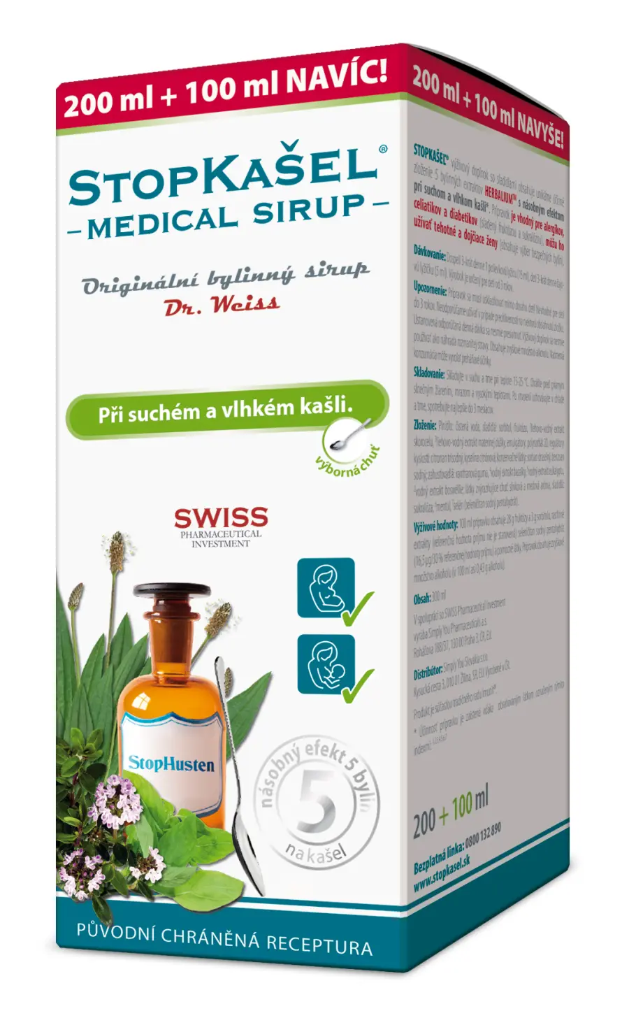 5993_STOPKASEL MEDICAL SIRUP DR.WEISS 200+100ML NAVIC_PDK 3526804